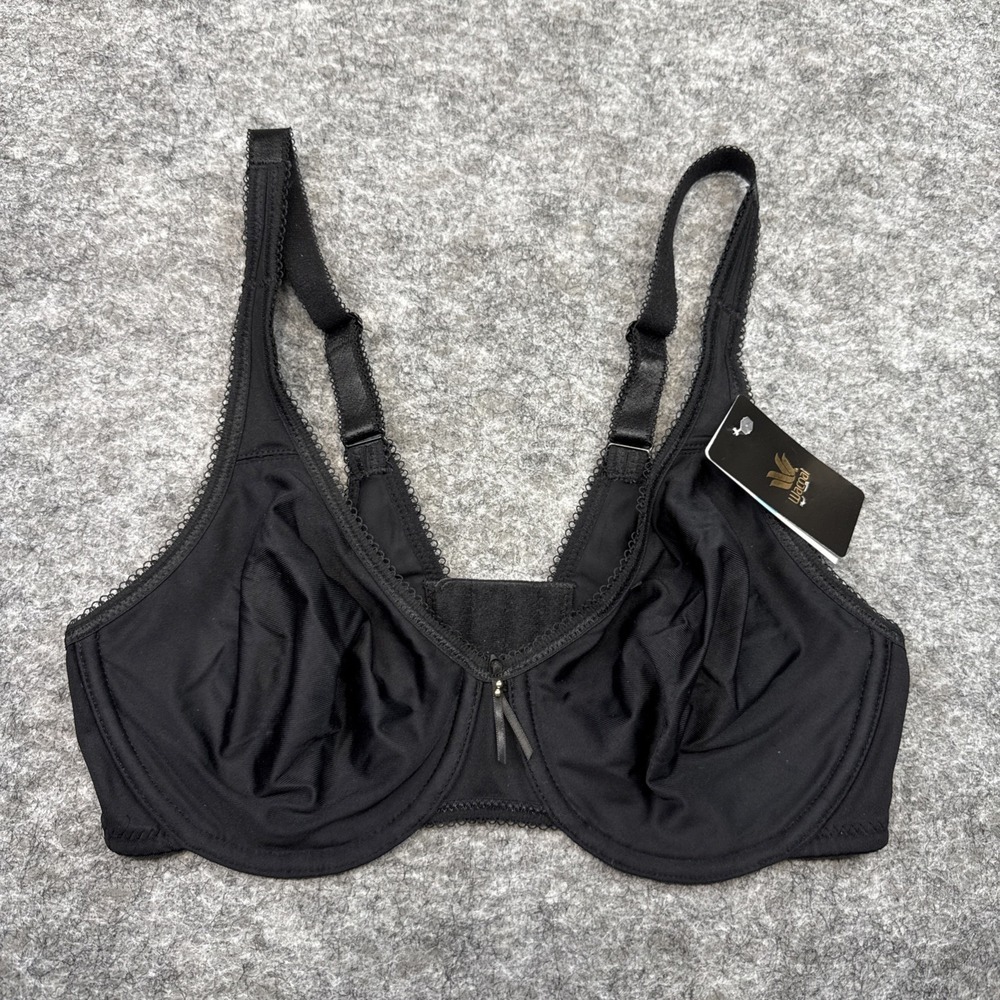 Wacoal Basic Beauty Full Figure seamless underwire bra women's 34C black 855192